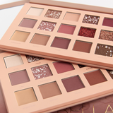 Paleta de sombras Fabella Nud alta pigmentação 18 cores